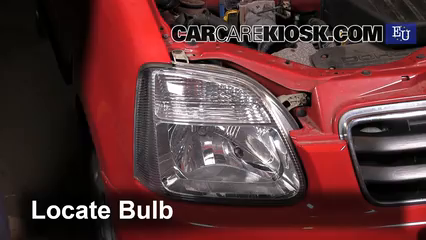 2003 Suzuki Wagon R 1.3L 4 Cyl. Éclairage Feu de jour (remplacer l'ampoule)