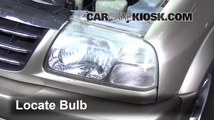 2003 Suzuki XL-7 Touring 2.7L V6 Éclairage Feu de jour (remplacer l'ampoule)