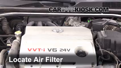 2003 Toyota Camry XLE 3.0L V6 Filtro de aire (motor) Cambio