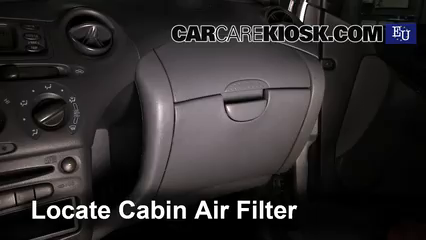 2003 Toyota Yaris 1.3L 4 Cyl. Air Filter (Cabin)