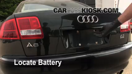 Battery Replacement: 2004-2010 Audi A8 Quattro - 2004 Audi ...