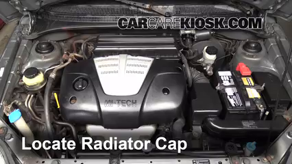 Instrucciones para cambio de refrigerante de Kia Rio (2001 ... ford escape 2005 4 cyl fuse box diagram 