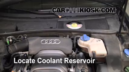 2004 Audi A6 3.0L V6 Coolant (Antifreeze) Check Coolant Level