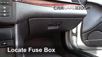 Interior Fuse Box Location: 1999-2006 BMW 330i - 2005 BMW 330i 3.0L 6 Cyl.