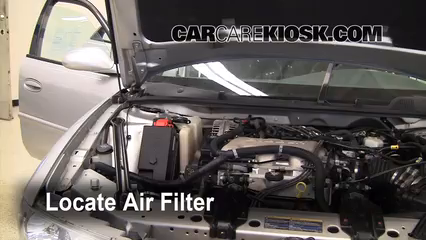 2004 Buick Century Custom 3.1L V6 Filtre à air (intérieur)