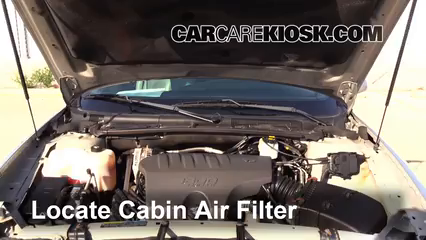 2004 Buick LeSabre Custom 3.8L V6 Filtre à air (intérieur)