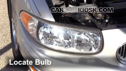 2004 Buick LeSabre Custom 3.8L V6 Lights Highbeam (replace bulb)