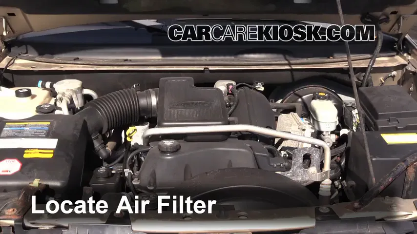 How to Change Engine Air Filter: 2004 Buick Rainier CXL 4.2L 6 Cyl. How to Change Engine Air Filter: 2004 Buick Rainier CXL 4.2L 6 Cyl.