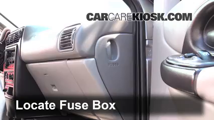 Interior Fuse Box Location: 2004 Chevrolet Venture LS 3.4L V6