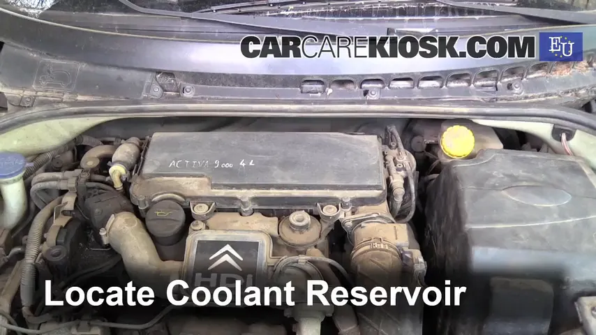 Contrle du Liquide de Refroidissement de Votre 2004 Citroen C3 SX 1.4L 4  Cyl. Turbo Diesel