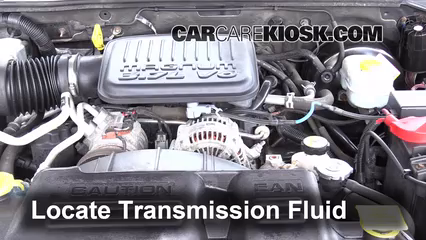 2004 Dodge Dakota Sport 3.7L V6 Crew Cab Pickup (4 Door) Transmission Fluid Check Fluid Level