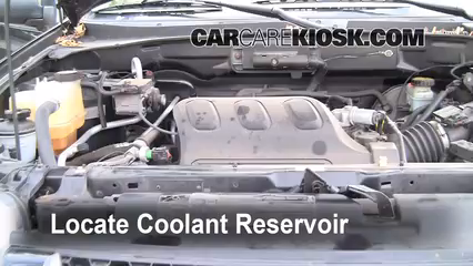 2002 ford escape low coolant light