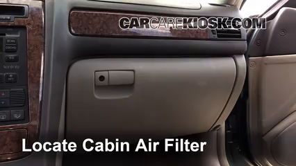 2004 Hyundai XG350 L 3.5L V6 Air Filter (Cabin) Check