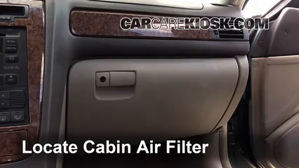 Cabin Air Filter Replacement: 2005 Hyundai XG350 L 3.5L V6