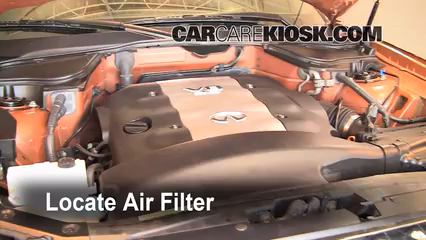 2004 Infiniti FX45 4.5L V8 Filtre à air (moteur)