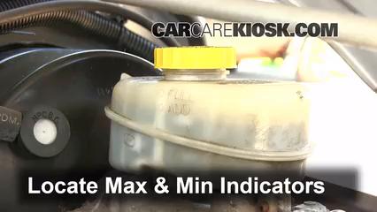 How to Check Brake Fluid Level: 2004 Jeep Wrangler Rubicon  6 Cyl.