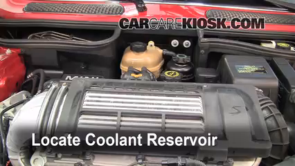 2004 Mini Cooper S 1.6L 4 Cyl. Supercharged Coolant (Antifreeze) Check Coolant Level