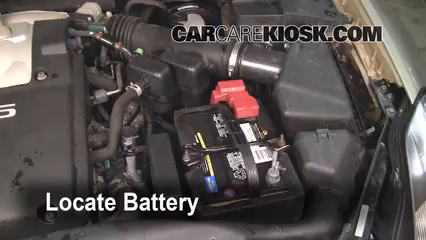 2004 Nissan Maxima SE 3.5L V6 Battery Replace
