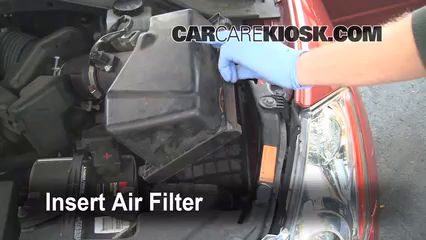 Air Filter How To 2003 2007 Nissan Murano 2004 Nissan Murano Sl 3 5l V6