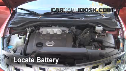 2004 Nissan Murano SL 3.5L V6 Battery Replace