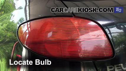2004 Peugeot 206 XS 2.0L 4 Cyl. Turbo Diesel Lights Tail Light (replace bulb)