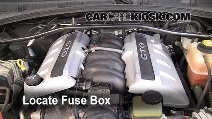 2004 Pontiac GTO 5.7L V8 Fuse (Engine) Check