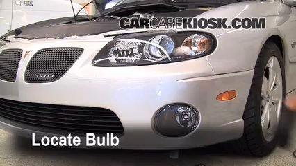 2004 Pontiac GTO 5.7L V8 Éclairage Feux de croisement (remplacer l'ampoule)