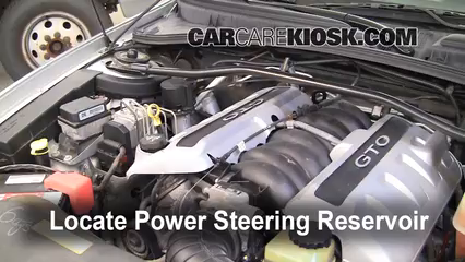2004 Pontiac GTO 5.7L V8 Power Steering Fluid