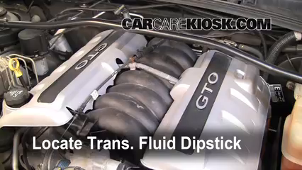 2004 Pontiac GTO 5.7L V8 Transmission Fluid Add Fluid