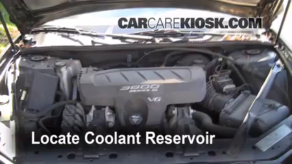 2004 Pontiac Grand Prix GT1 3.8L V6 Coolant (Antifreeze) Check Coolant Level