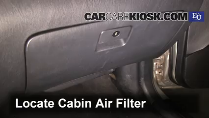 2004 Toyota Corolla Colour 1.6L 4 Cyl. Air Filter (Cabin)