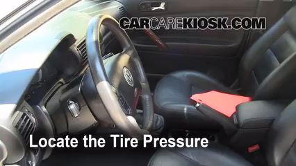 2004 Volkswagen Passat GLX 2.8L V6 Wagon Tires & Wheels Check Tire Pressure