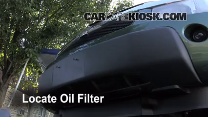 oil filter location on 2016 chevy equinox