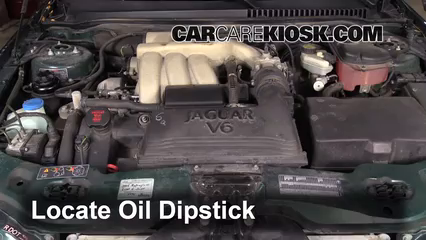 2005 Jaguar X-Type 3,0 L V6 Sedan Oil Check Oil Level