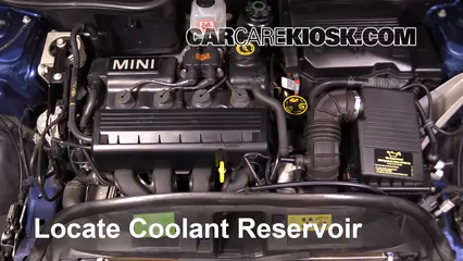 Mini cooper coolant top up