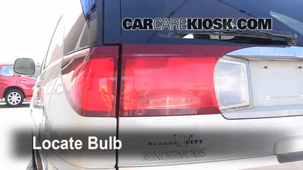2005 Buick Rendezvous CX 3.4L V6 Éclairage Feux de marche arrière (remplacer une ampoule)