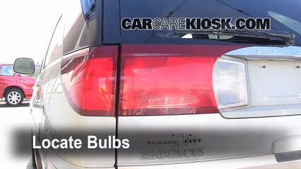 2005 Buick Rendezvous CX 3.4L V6 Éclairage Feux de position arrière (remplacer ampoule)