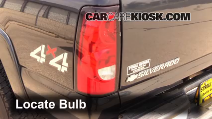 2005 Chevrolet Silverado 2500 HD 6.6L V8 Turbo Diesel Extended Cab Pickup (4 Door) Éclairage Feu stop (remplacer ampoule)