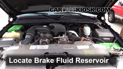 How to Check Brake Fluid Level: 2004 GMC Sierra 2500 HD 6.0L V8