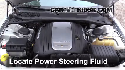 2005 Chrysler 300 C 5.7L V8 Power Steering Fluid Check Fluid Level