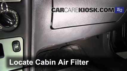 2005 Citroen Xsara SX Hatchback 1.6L 4 Cyl. Filtro de aire (interior)
