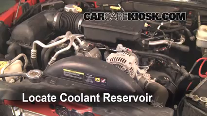 2005 Dodge Dakota SLT 4.7L V8 Crew Cab Pickup Coolant (Antifreeze) Check Coolant Level