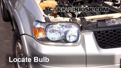 2005 Ford Escape Limited 3.0L V6 Lights Highbeam (replace bulb)