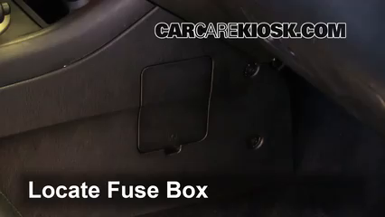 Interior Fuse Box Location: 2005 Ford Escape Limited 3.0L V6