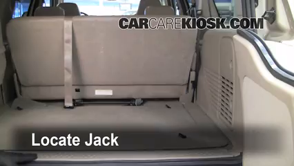 ford excursion jack location