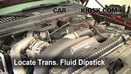 Transmission Fluid Level Check 2005 Ford F-250 Super Duty XLT 6.0L V8