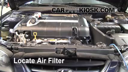 2005 Hyundai Elantra GLS 2.0L 4 Cyl. Sedan (4 Door) Air Filter (Engine) Check