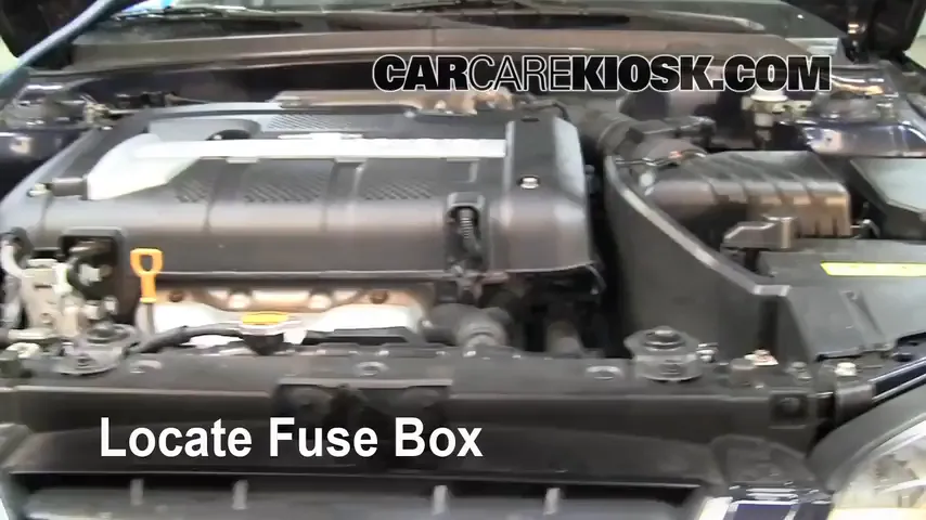 Replace a Fuse: 2003 Hyundai Elantra GLS 2.0L 4 Cyl