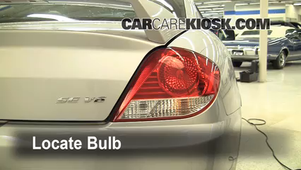 2005 Hyundai Tiburon GT 2.7L V6 Lights Turn Signal - Rear (replace bulb)