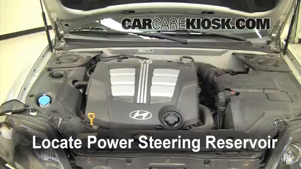 2005 Hyundai Tiburon GT 2.7L V6 Power Steering Fluid Check Fluid Level